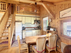 Appartement cosy avec mezzanine, au pied des pistes à Combloux, parking inclus - FR-1-560-25